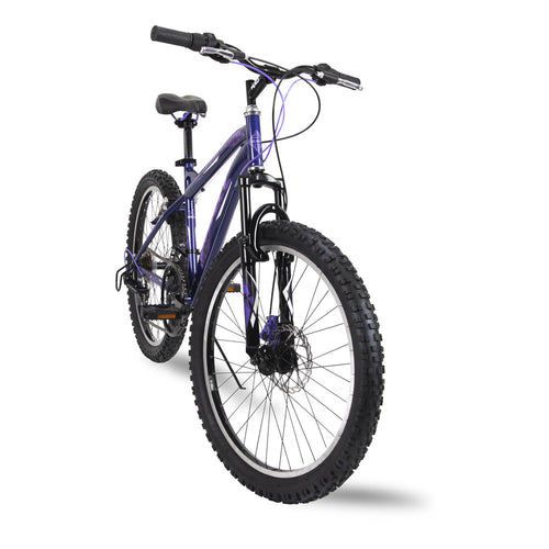 Huffy Extent 24-inch Children's Hardtail Mountain Bike - Midnight Purple