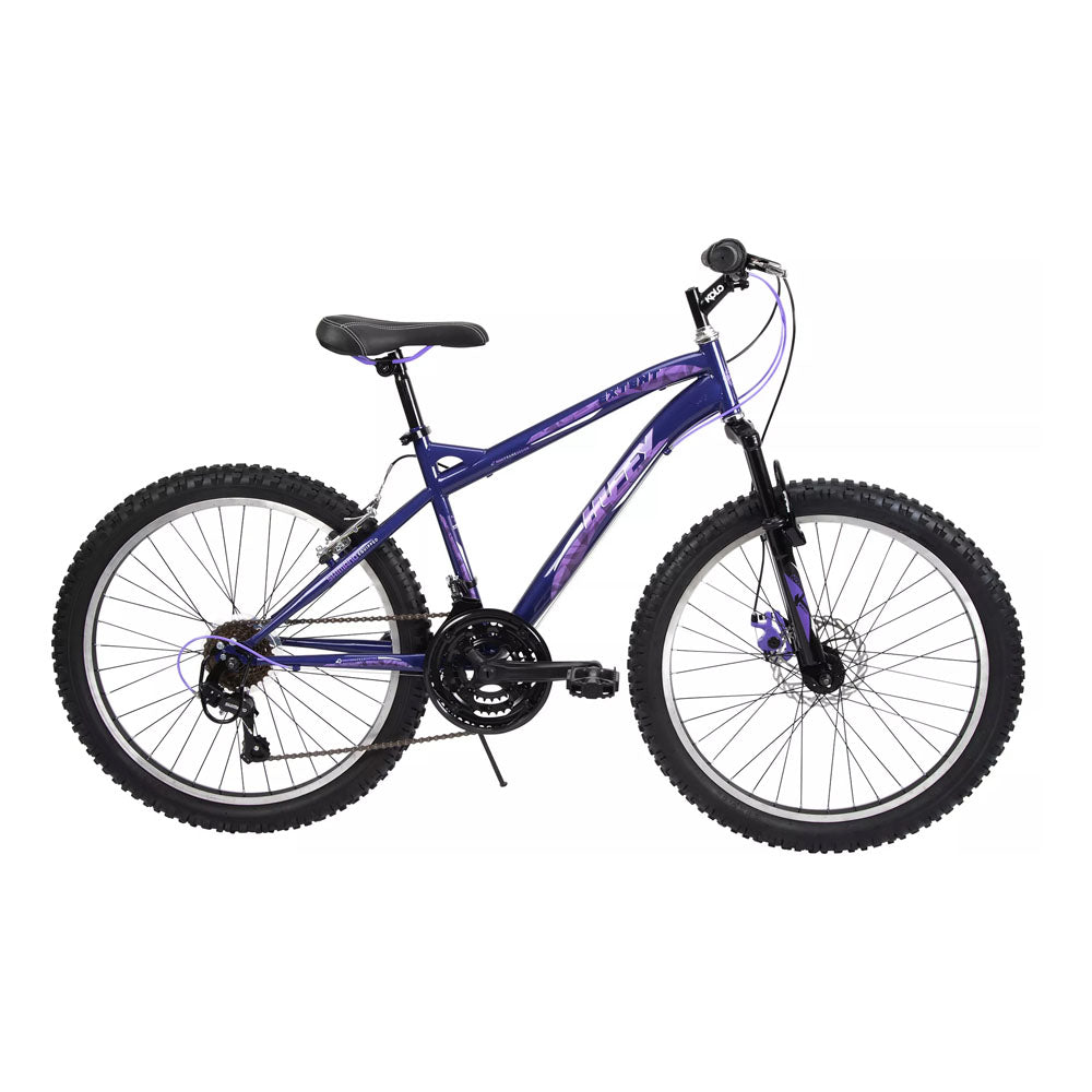 Huffy Extent 24-inch Children's Hardtail Mountain Bike - Midnight Purple