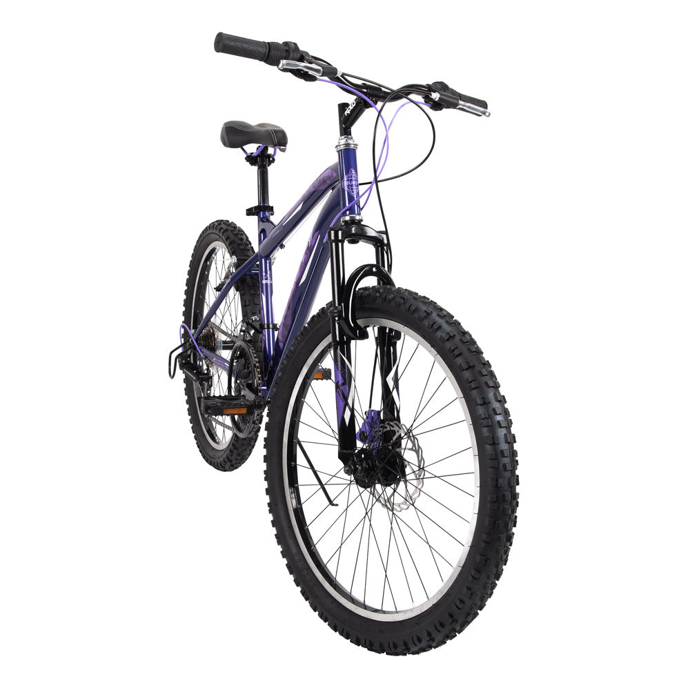Huffy Extent 24-inch Children's Hardtail Mountain Bike - Midnight Purple