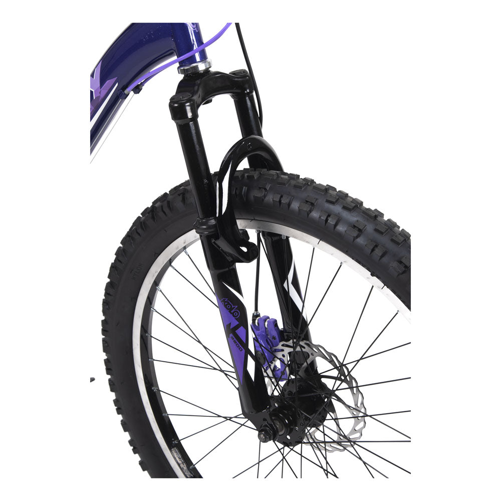 Huffy Extent 24-inch Children's Hardtail Mountain Bike - Midnight Purple