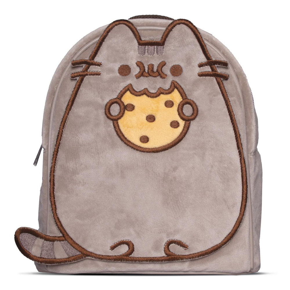Pusheen the Cat Snacking on a Cookie Novelty Mini Backpack