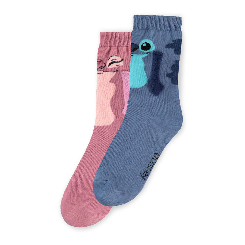 Disney Lilo & Stitch Let's Hold Hands Novelty Unisex Socks - 1-Pack