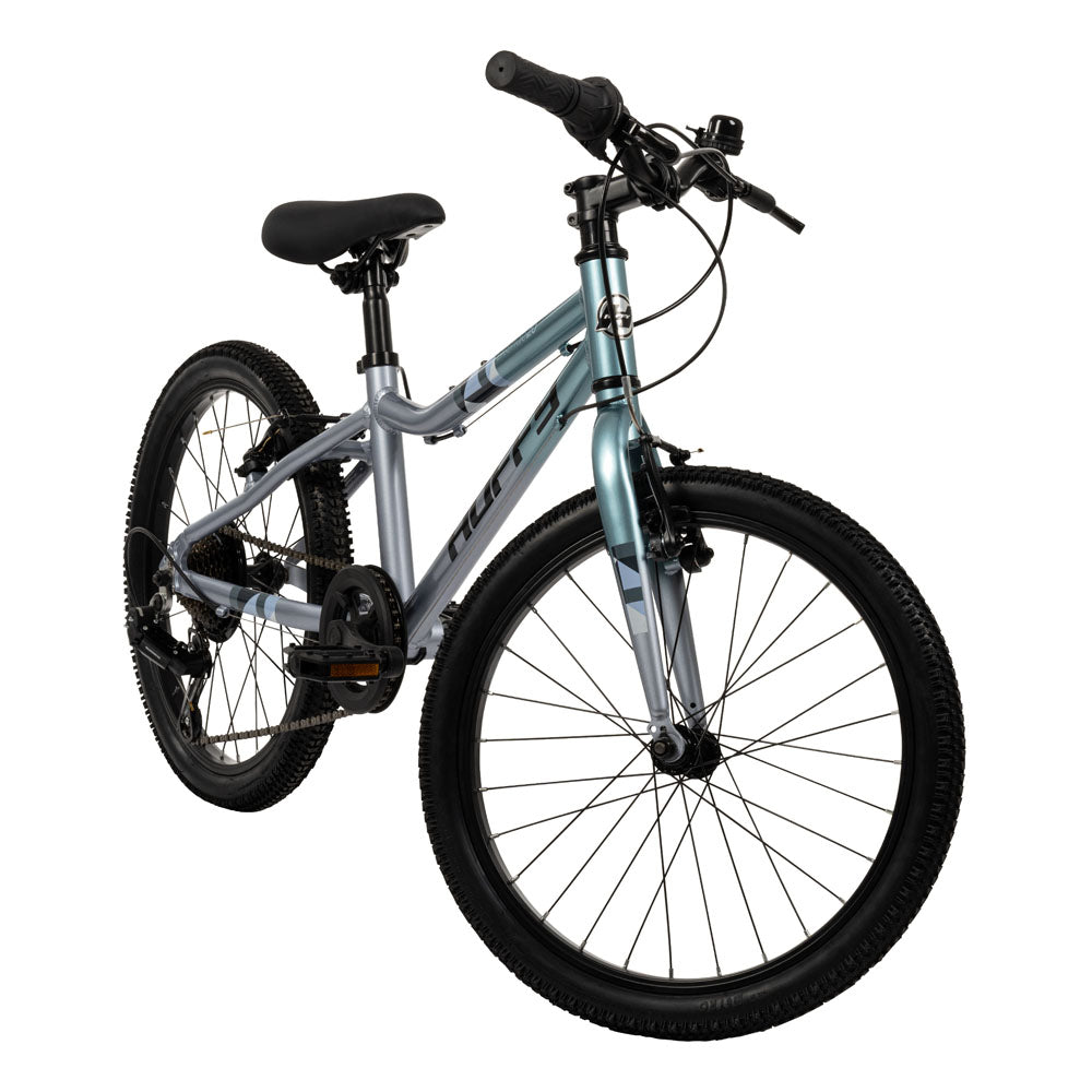 Huffy Literide 20-inch Alloy Junior Boys Bike - Titanium Sky Blue and Grey