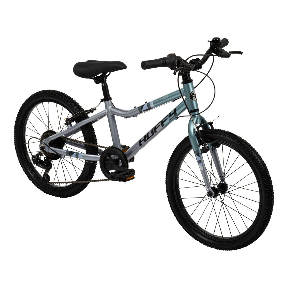 Huffy Literide 20-inch Alloy Junior Boys Bike - Titanium Sky Blue and Grey