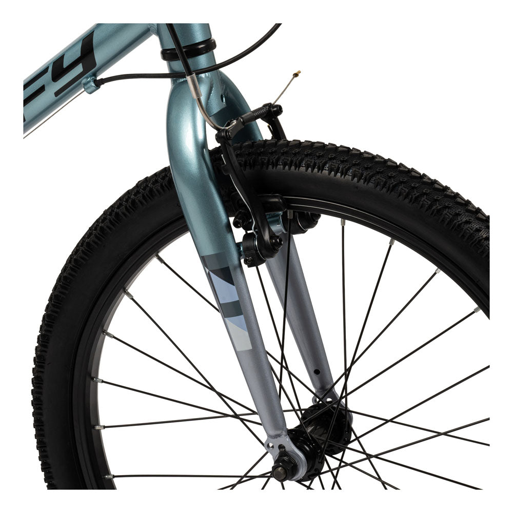 Huffy Literide 20-inch Alloy Junior Boys Bike - Titanium Sky Blue and Grey