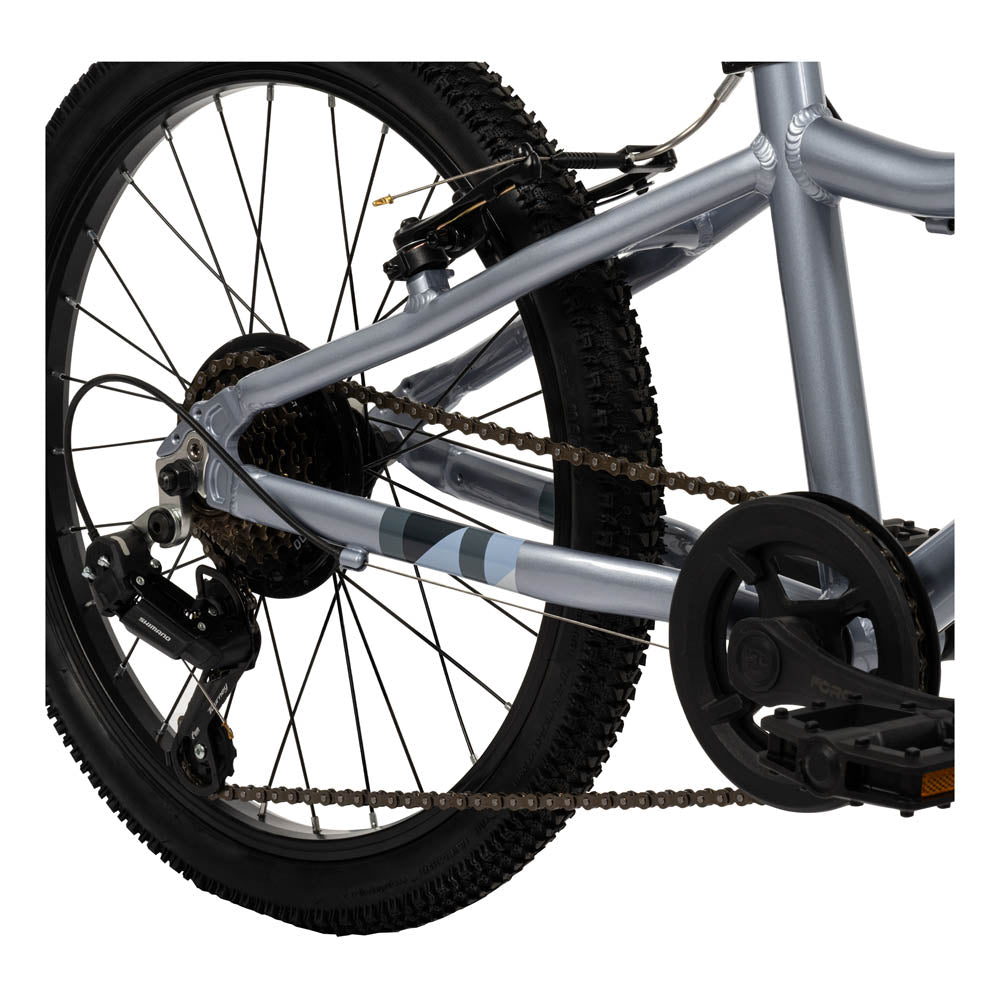 Huffy Literide 20-inch Alloy Junior Boys Bike - Titanium Sky Blue and Grey