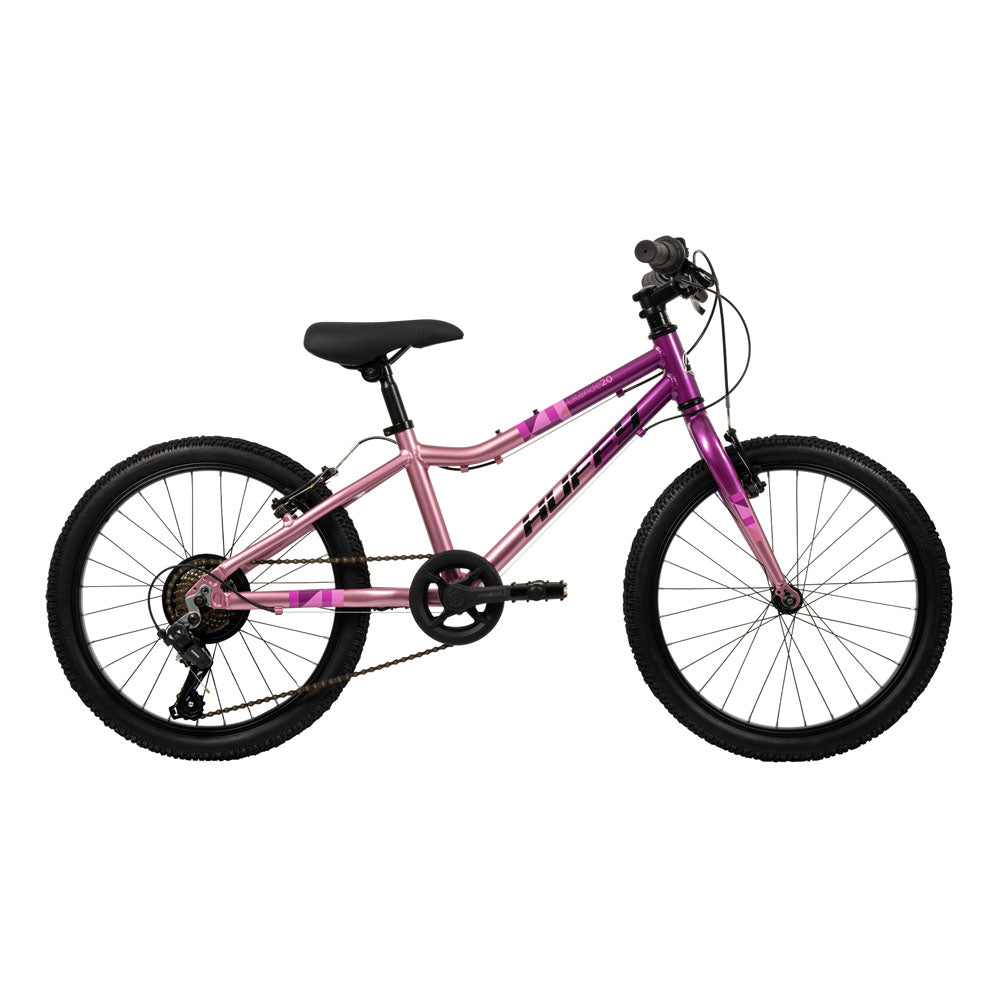 Huffy Literide 20-inch Alloy Junior Girls Bike - Neon Nebula Pink and Grey