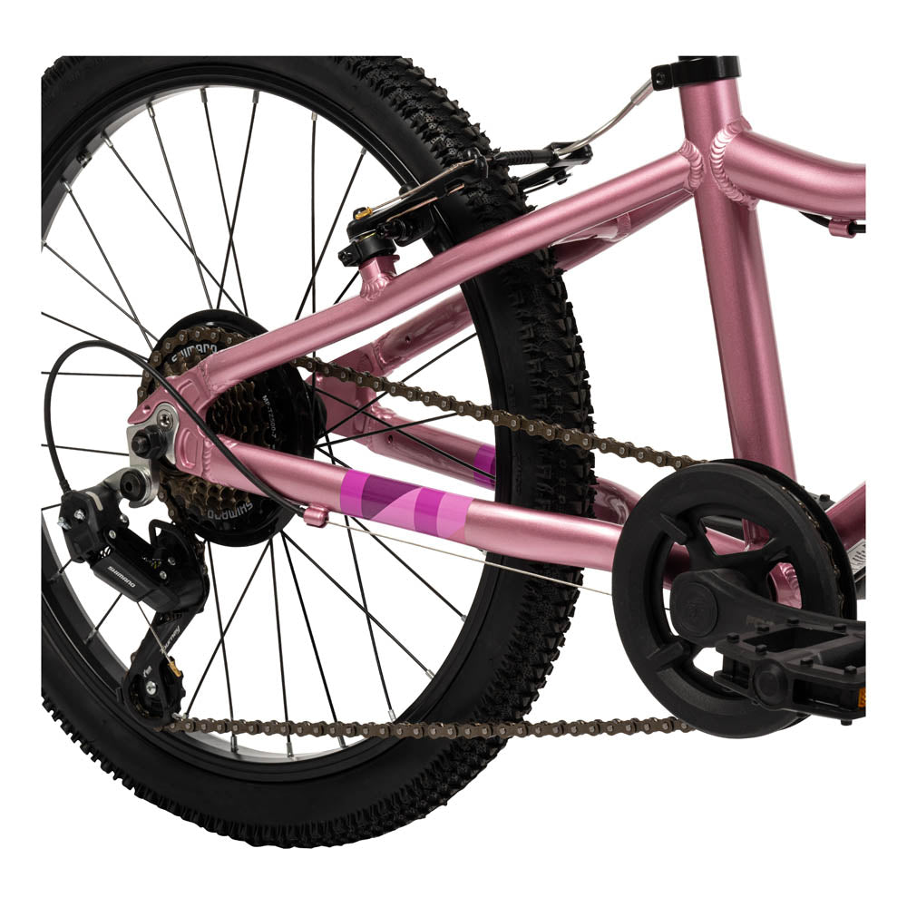 Huffy Literide 20-inch Alloy Junior Girls Bike - Neon Nebula Pink and Grey