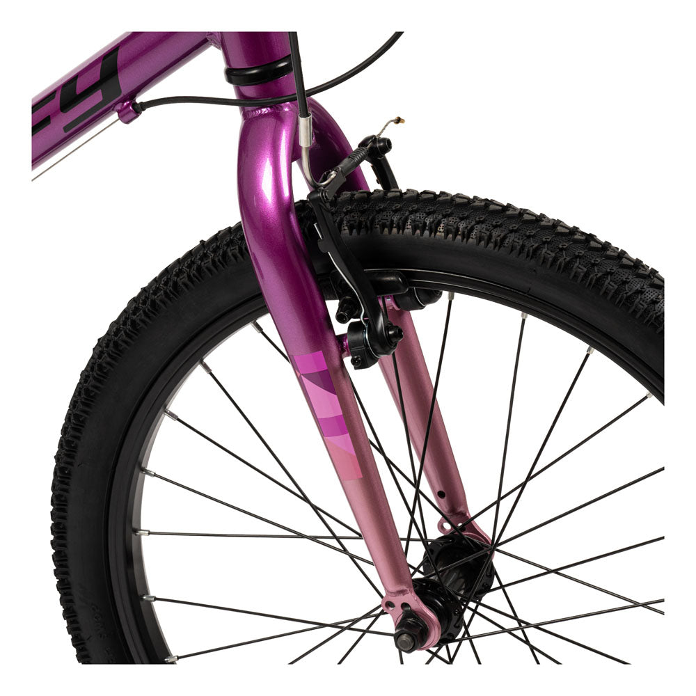 Huffy Literide 20-inch Alloy Junior Girls Bike - Neon Nebula Pink and Grey