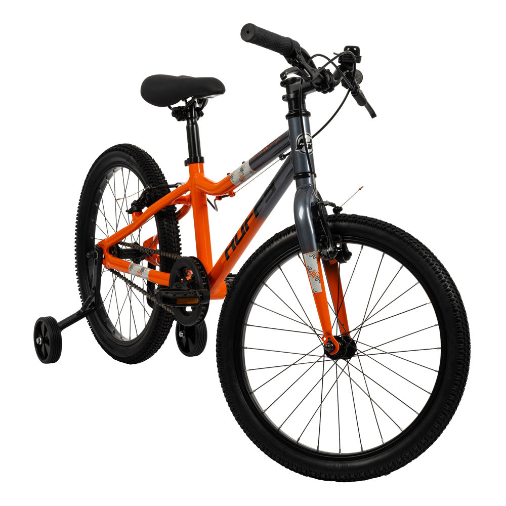 Huffy Literide 20-inch Children's Bike - Tangerine Orange and Pebble Grey