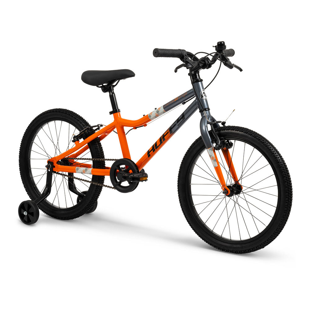 Huffy Literide 20-inch Children's Bike - Tangerine Orange and Pebble Grey