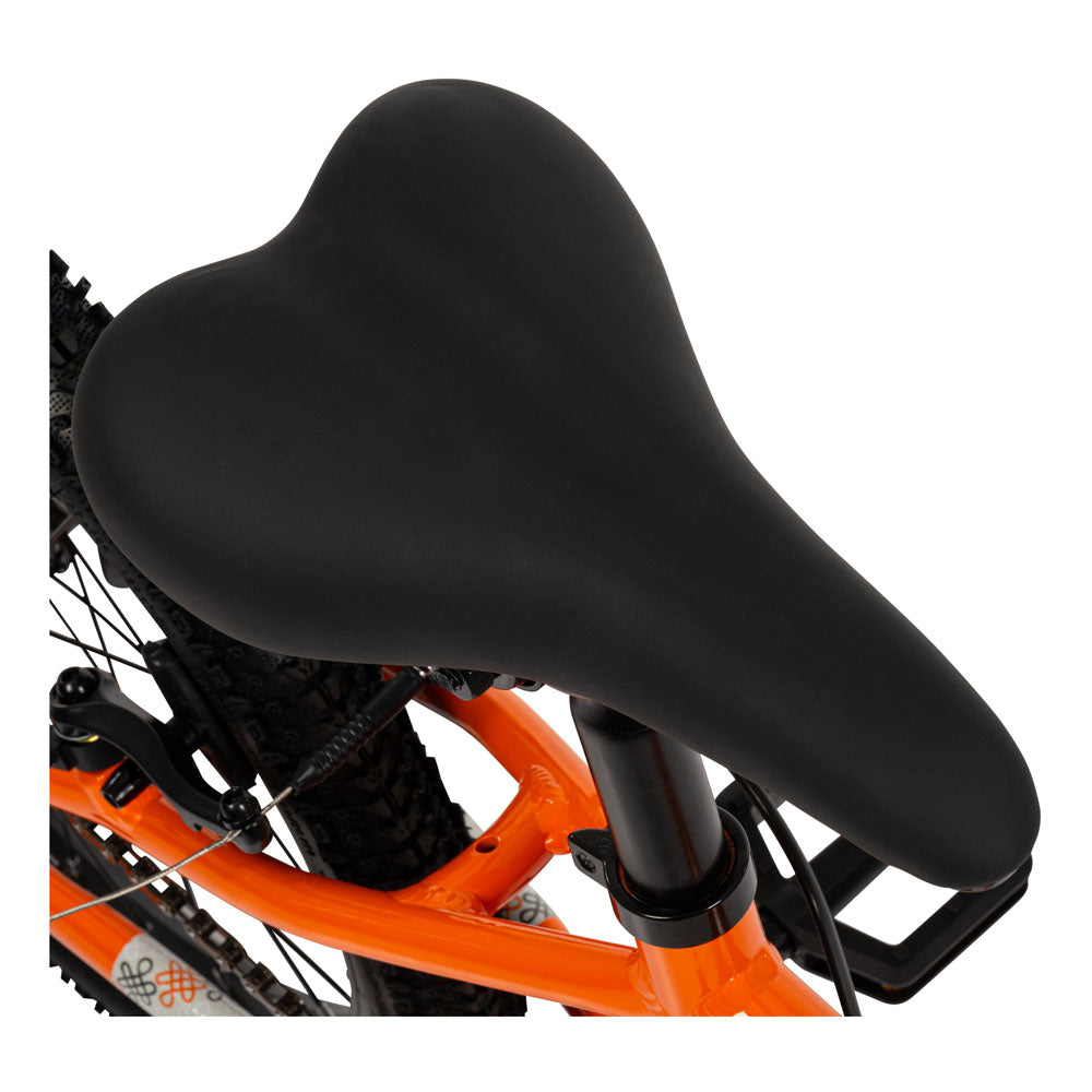 Huffy Literide 20-inch Children's Bike - Tangerine Orange and Pebble Grey