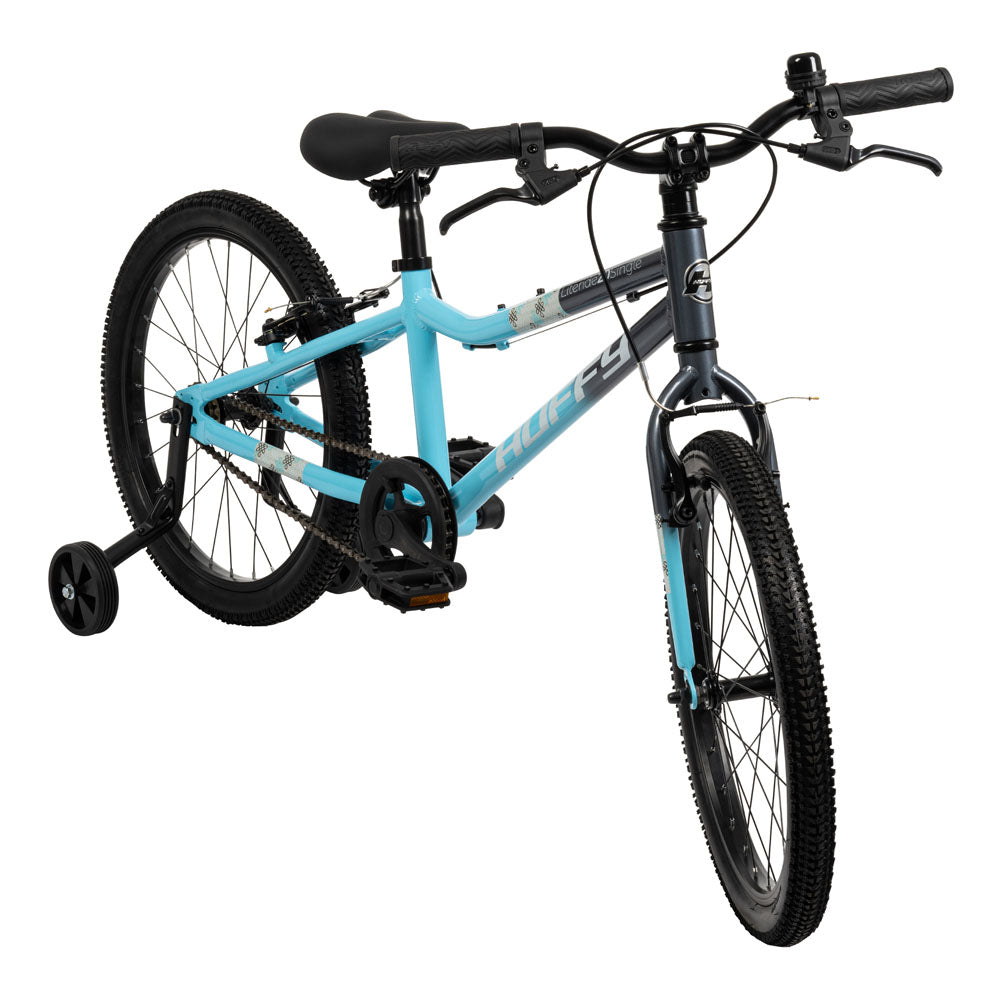 Huffy Literide 20-inch Children's Bike - Lagoon Blue and Moonstone Grey