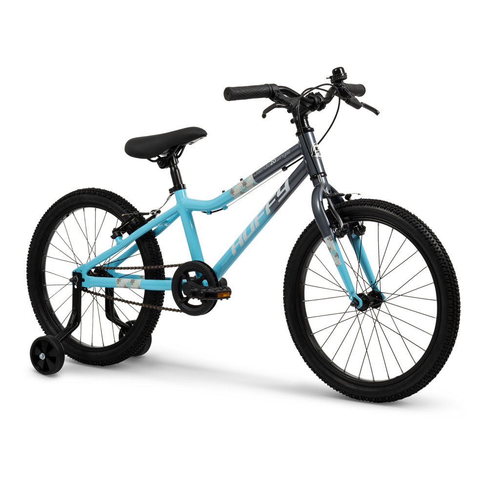 Huffy Literide 20-inch Children's Bike - Lagoon Blue and Moonstone Grey