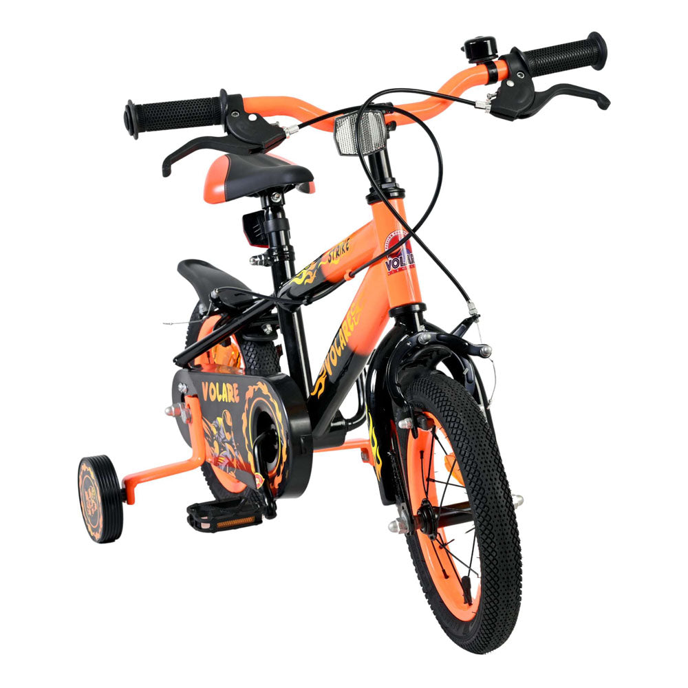 Volare Strike 12-Inch Children's Bike - Orange and Black