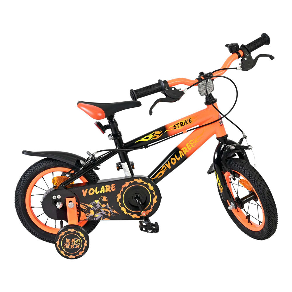 Volare Strike 12-Inch Children's Bike - Orange and Black