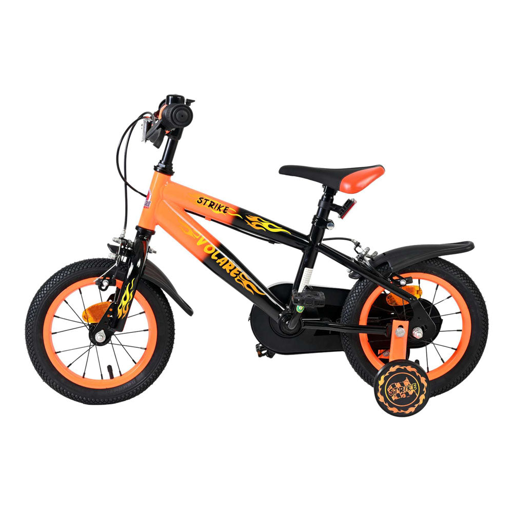 Volare Strike 12-Inch Children's Bike - Orange and Black