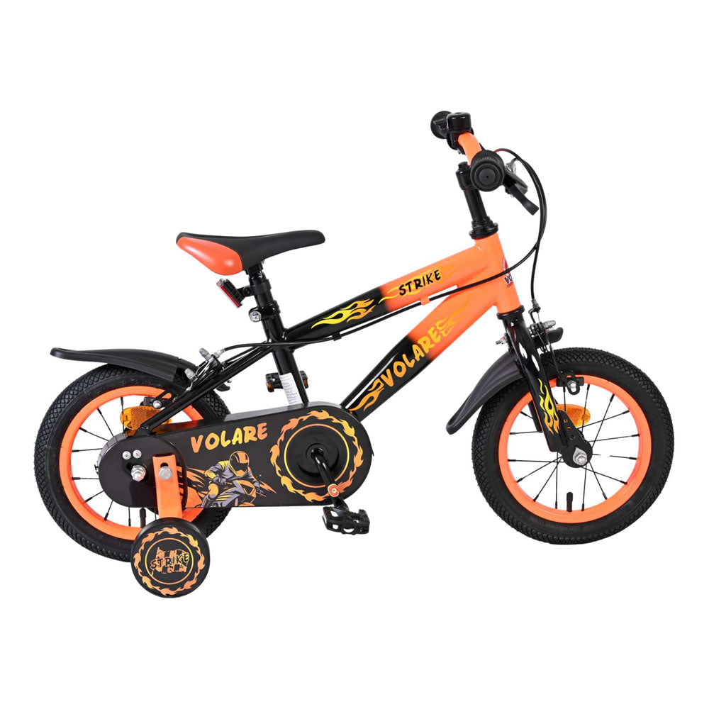 Volare Strike 12-Inch Children's Bike - Orange and Black