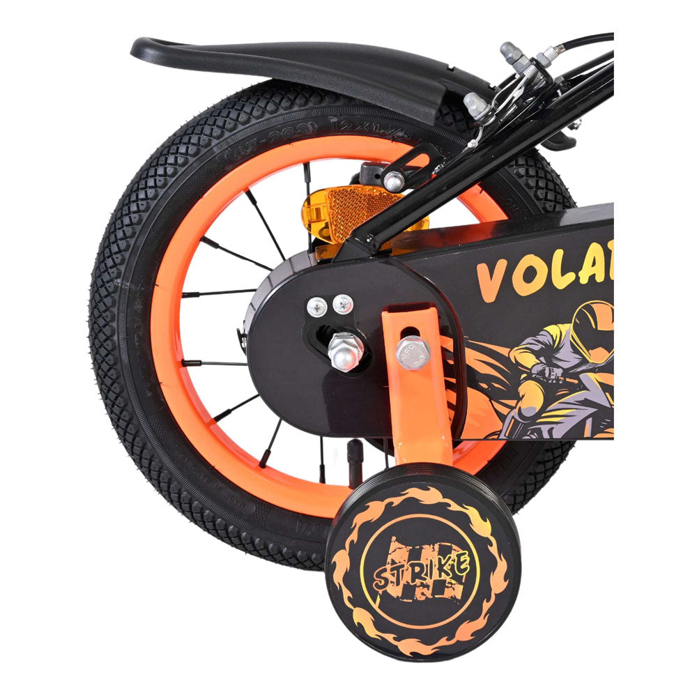 Volare Strike 12-Inch Children's Bike - Orange and Black