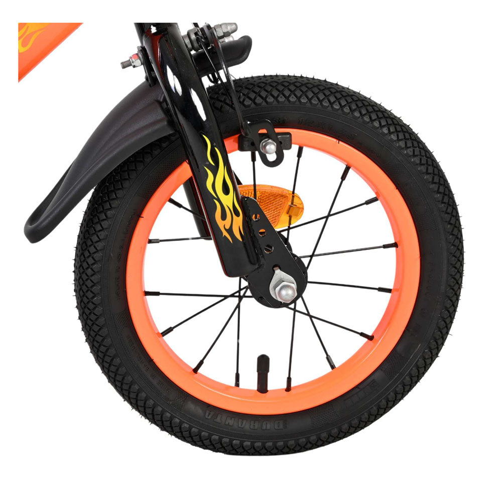 Volare Strike 12-Inch Children's Bike - Orange and Black