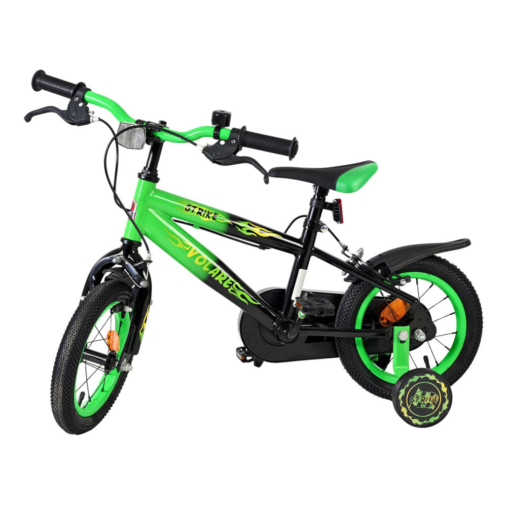 Volare Strike 12-Inch Children's Bike - Green and Black