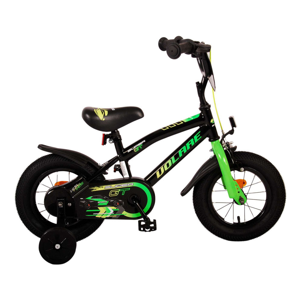 Volare Super GT 12-Inch Children's Bike - Green