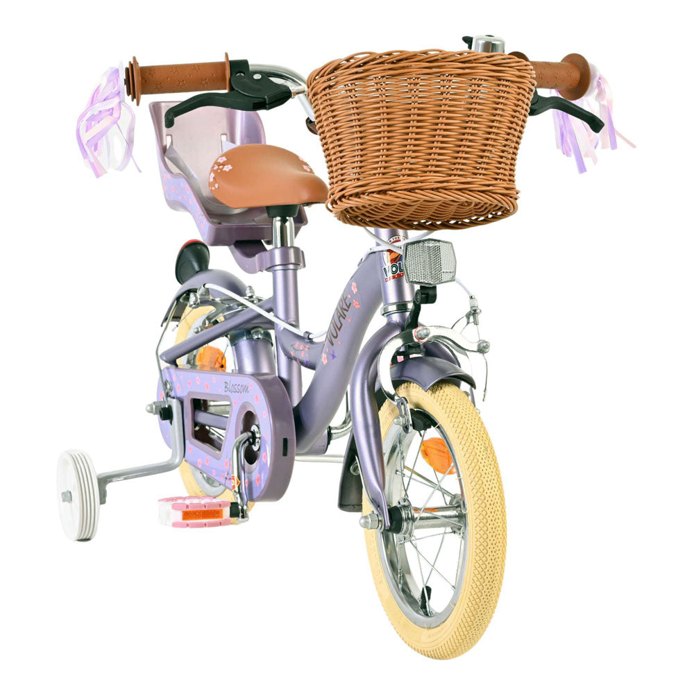 Volare Blossom 12-Inch Children's Bike - Purple