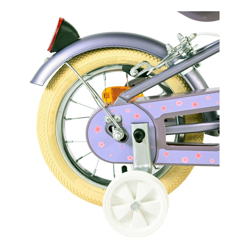 Volare Blossom 12-Inch Children's Bike - Purple