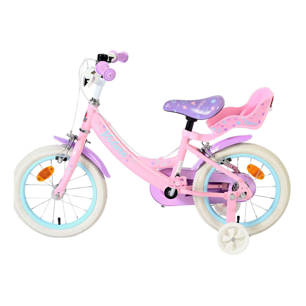 Volare Olivia 14-Inch Children's Bike - Pink