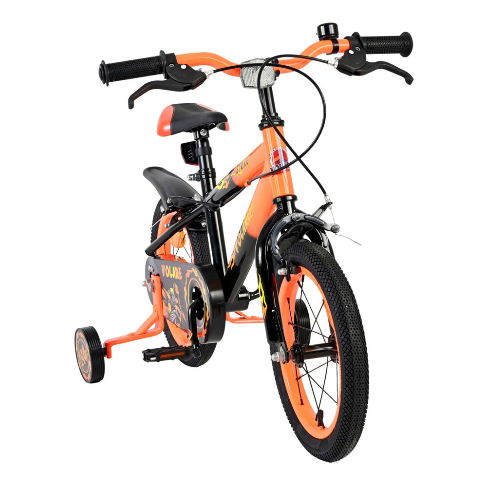 Volare Strike 14-Inch Children's Bike - Orange and Black