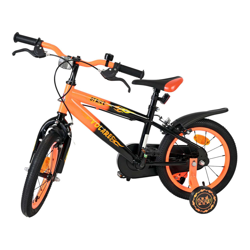 Volare Strike 14-Inch Children's Bike - Orange and Black