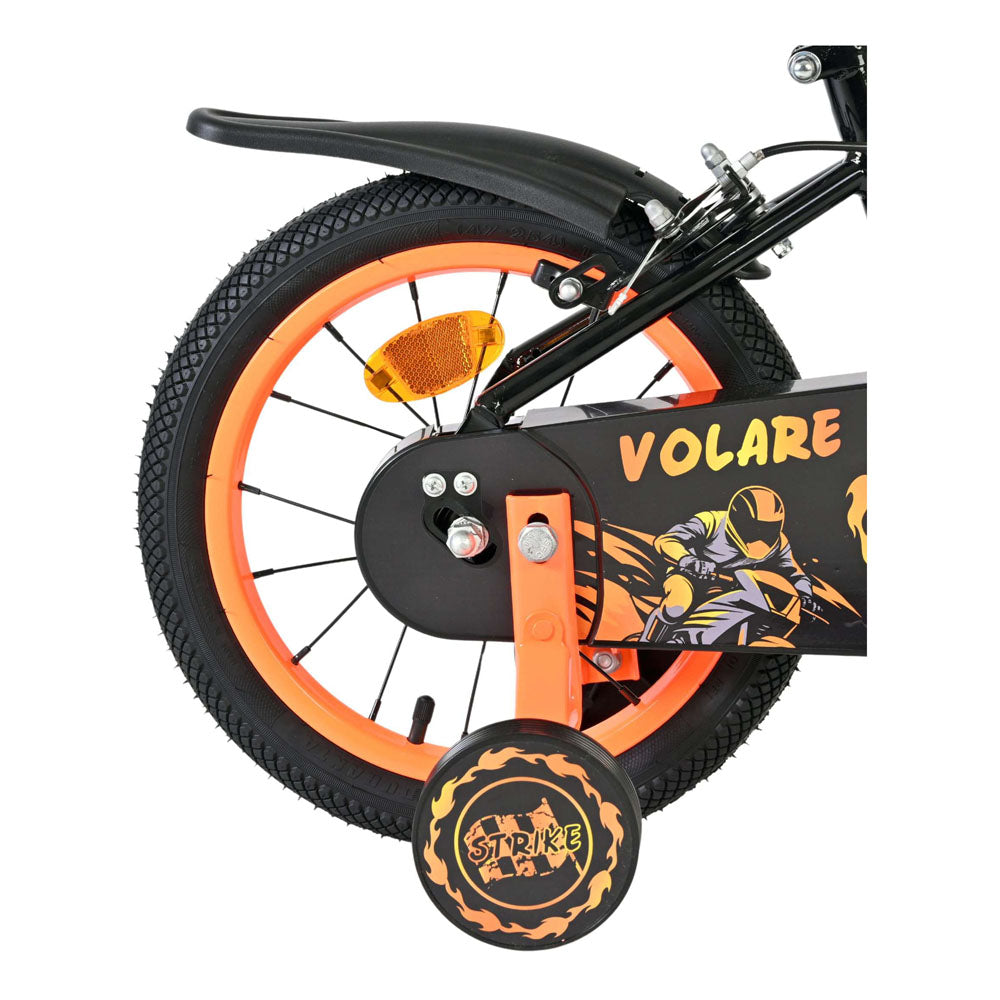 Volare Strike 14-Inch Children's Bike - Orange and Black