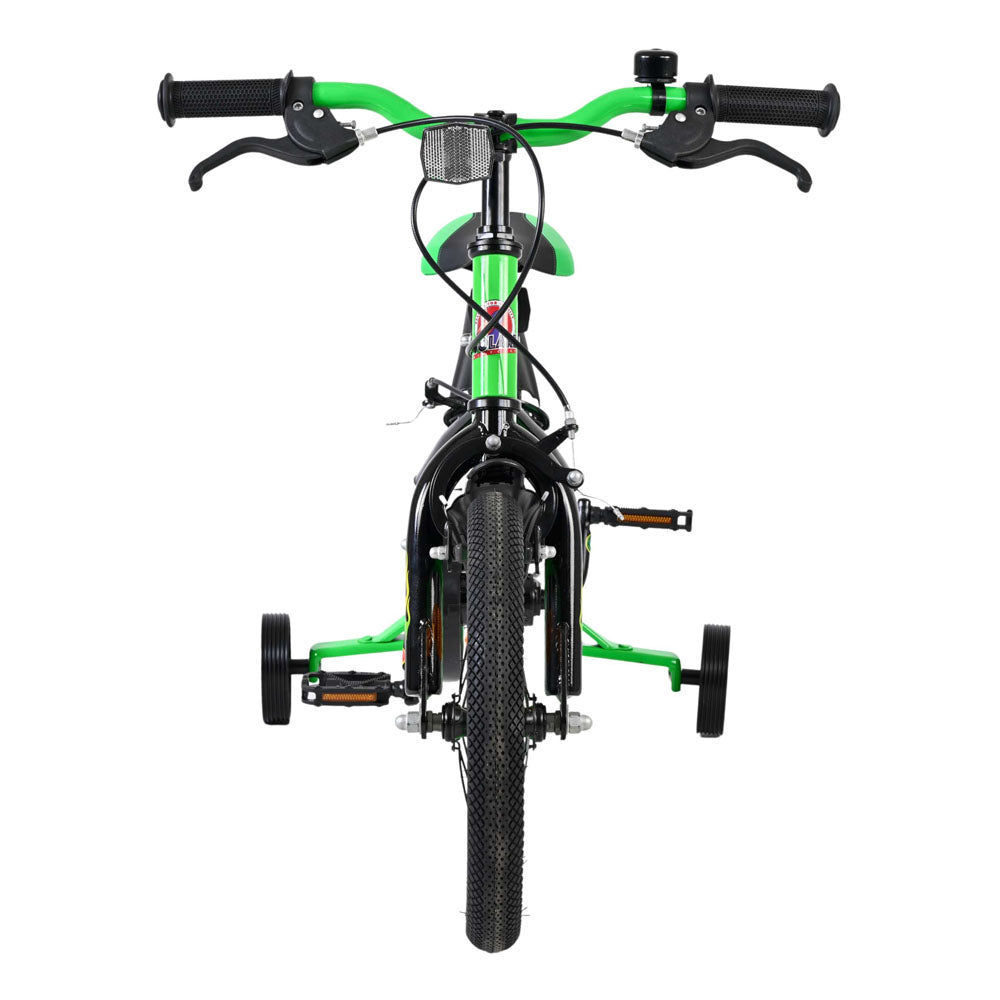 Volare Strike 14-Inch Children's Bike - Green and Black