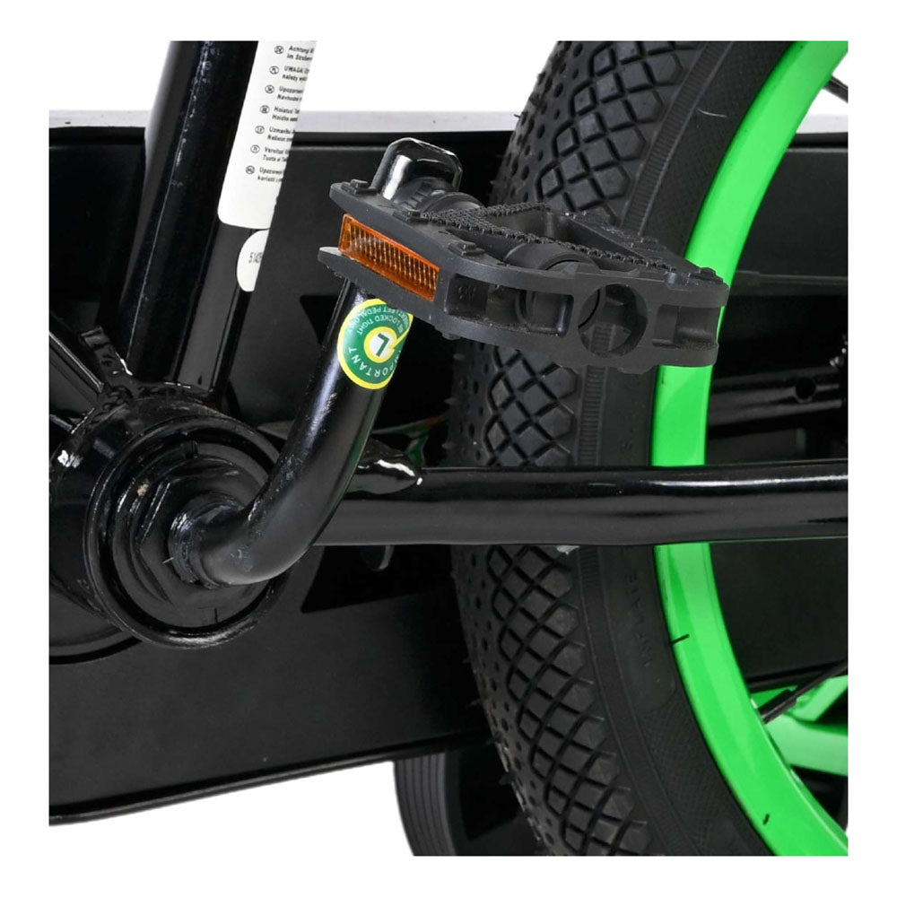 Volare Strike 14-Inch Children's Bike - Green and Black