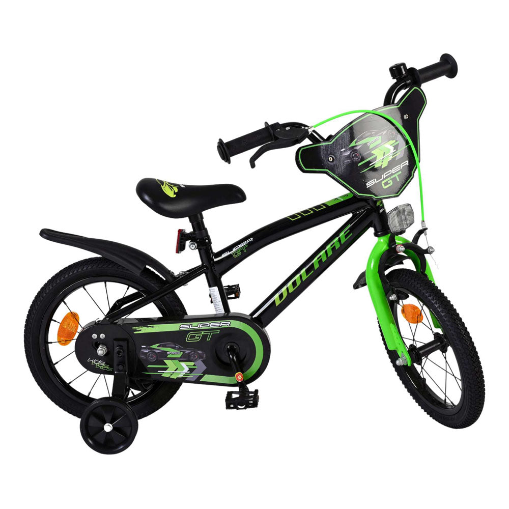 Volare Super GT 14-Inch Children's Bike - Green