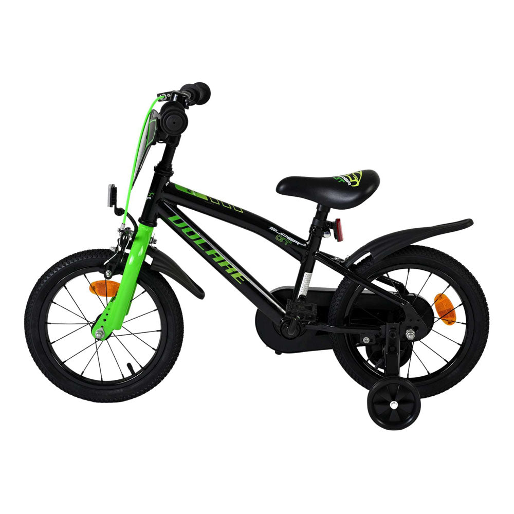 Volare Super GT 14-Inch Children's Bike - Green