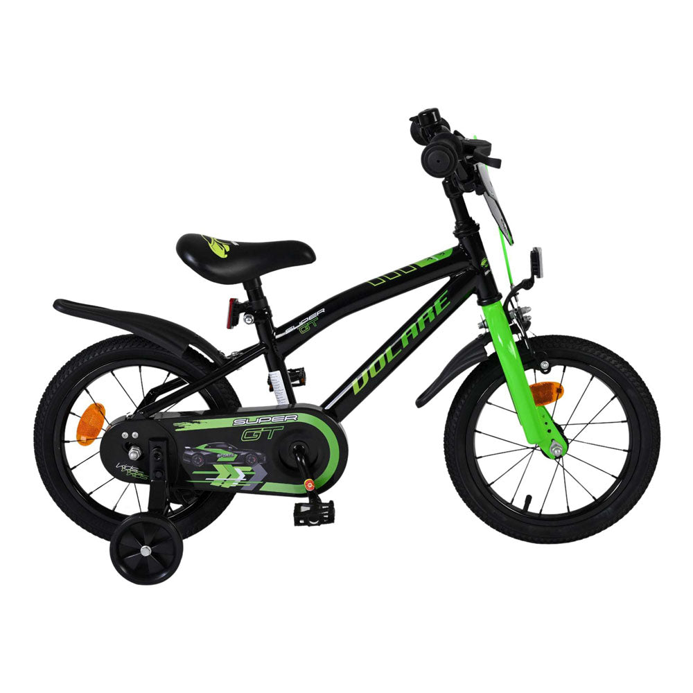 Volare Super GT 14-Inch Children's Bike - Green