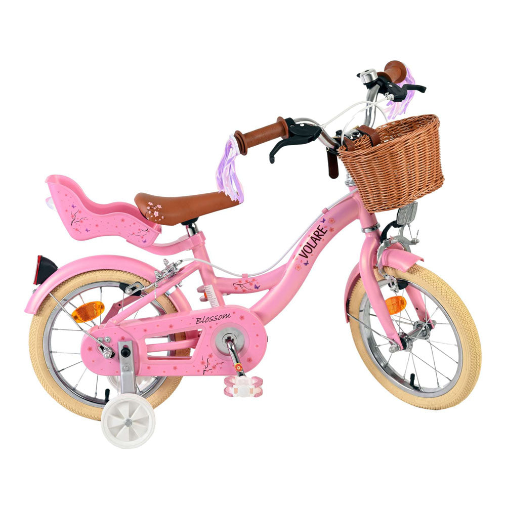 Volare Blossom 14-Inch Children's Bike - Pink