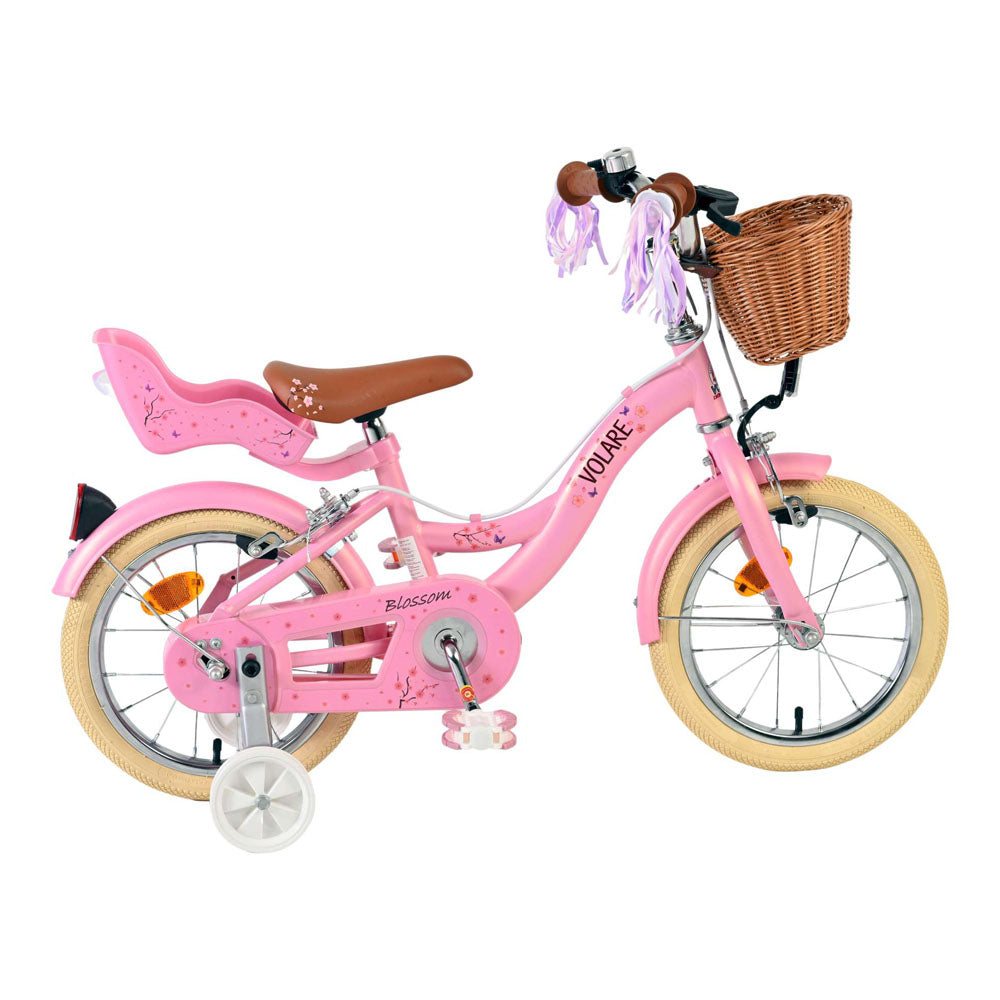 Volare Blossom 14-Inch Children's Bike - Pink