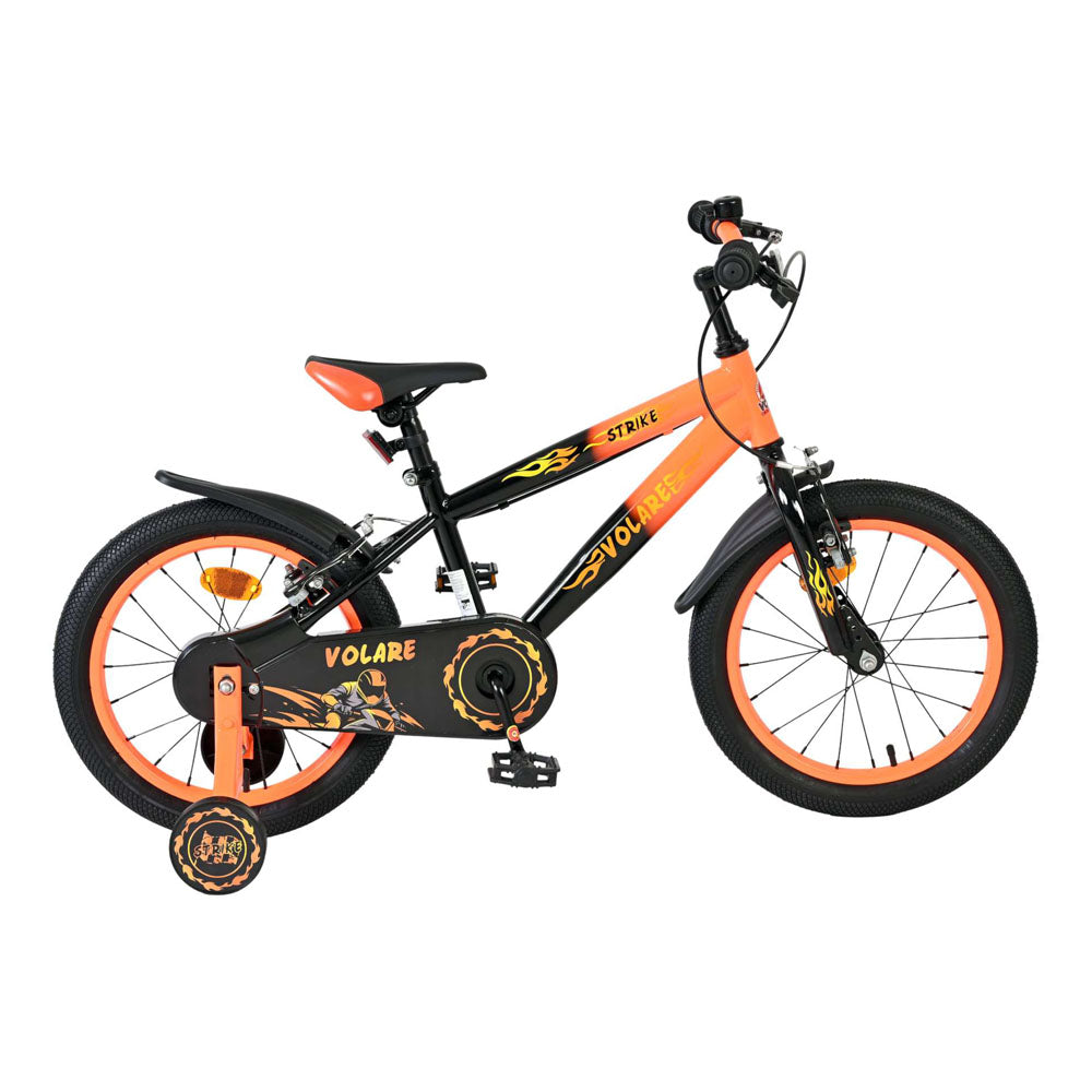 Volare Strike 16-Inch Children's Bike - Orange and Black