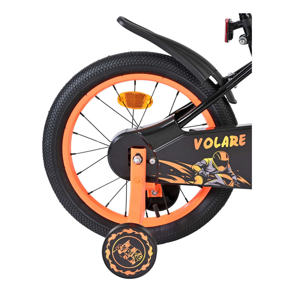 Volare Strike 16-Inch Children's Bike - Orange and Black