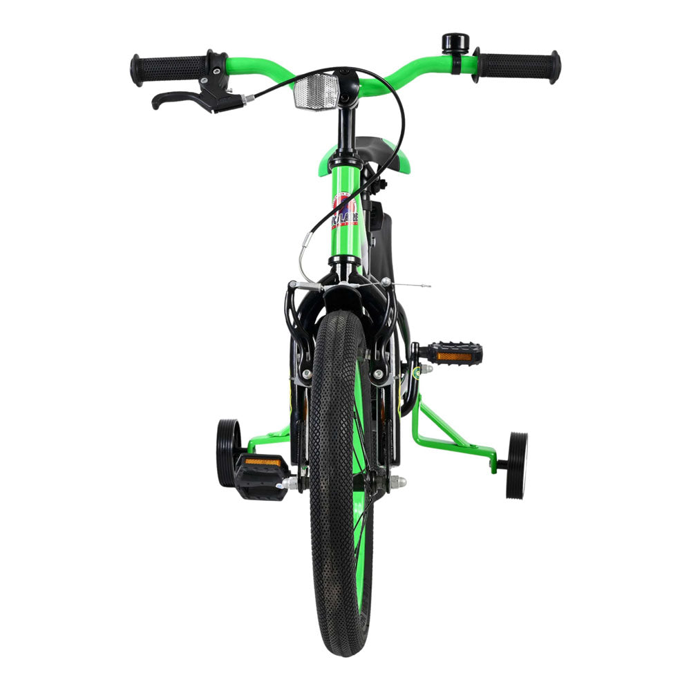 Volare Strike 16-Inch Children's Bike - Green and Black