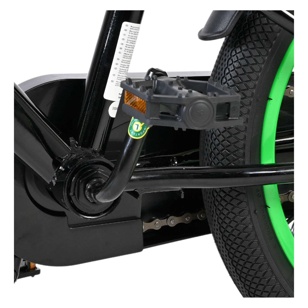 Volare Strike 16-Inch Children's Bike - Green and Black