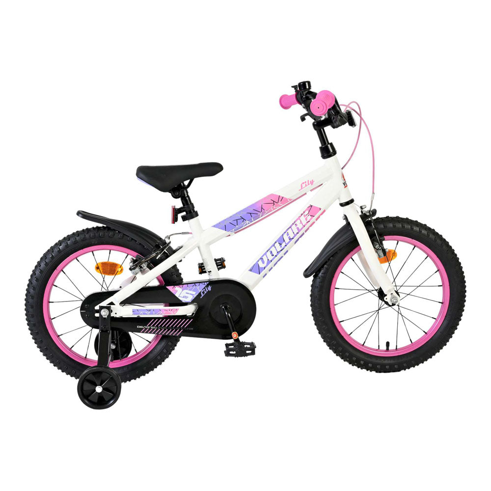 Volare Lily 16-Inch Children's Bike - White