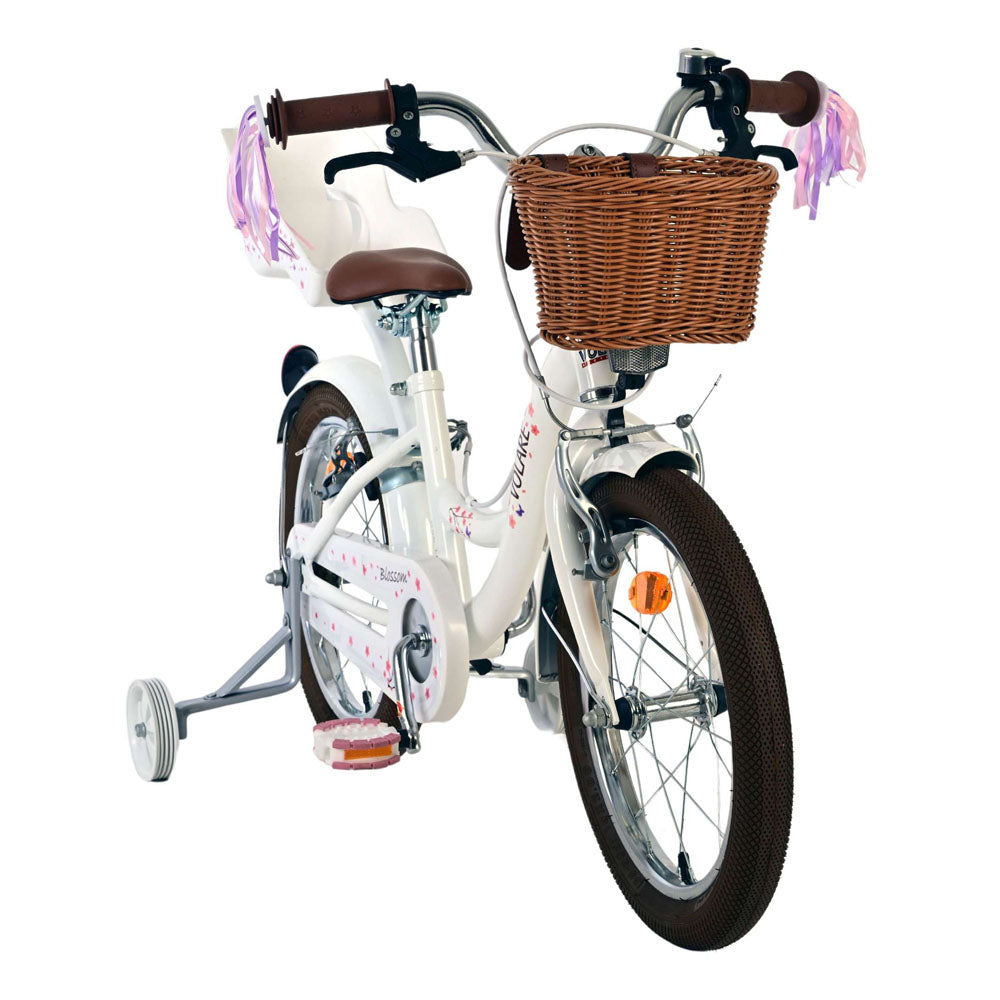 Volare Blossom 16-Inch Children's Bike - White