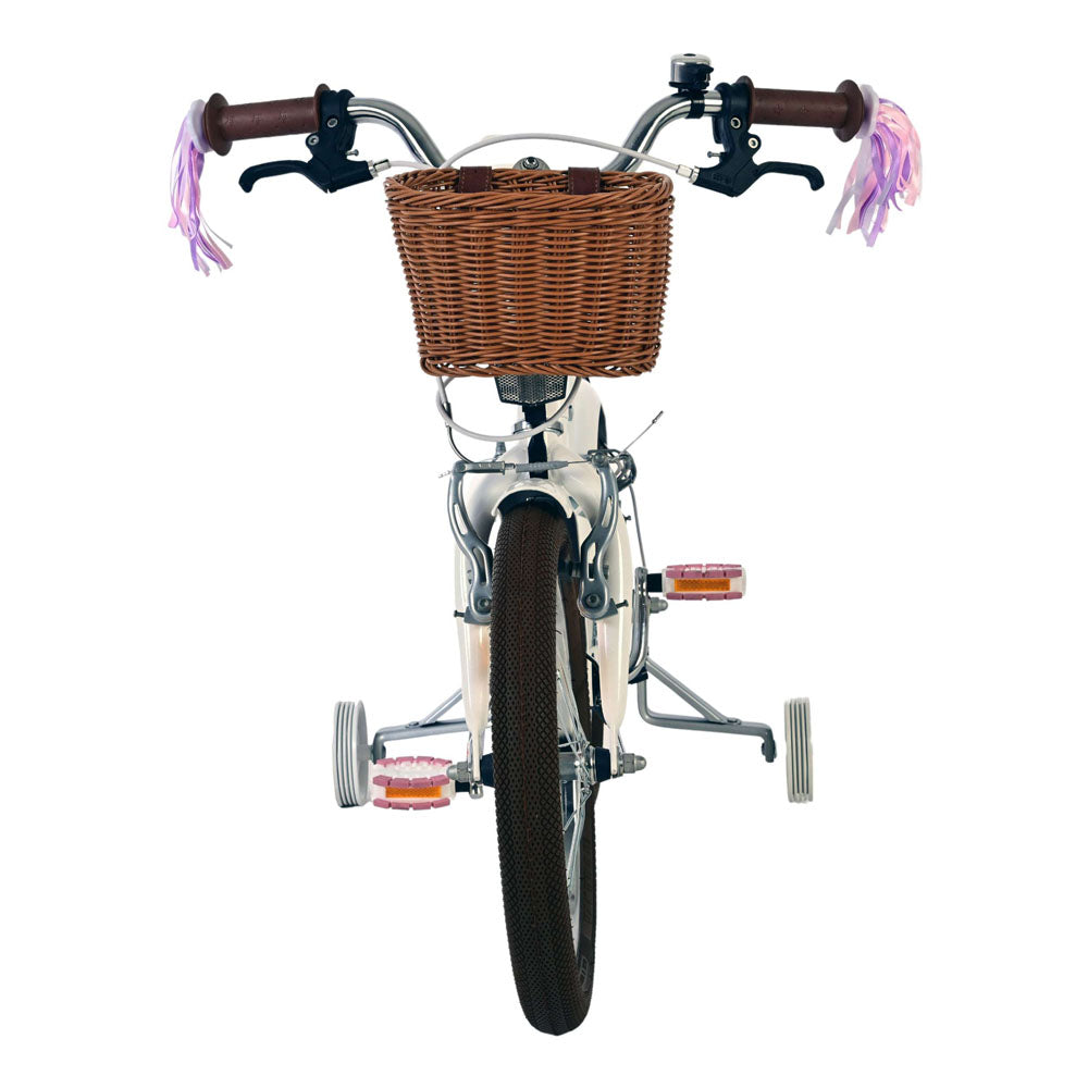 Volare Blossom 16-Inch Children's Bike - White
