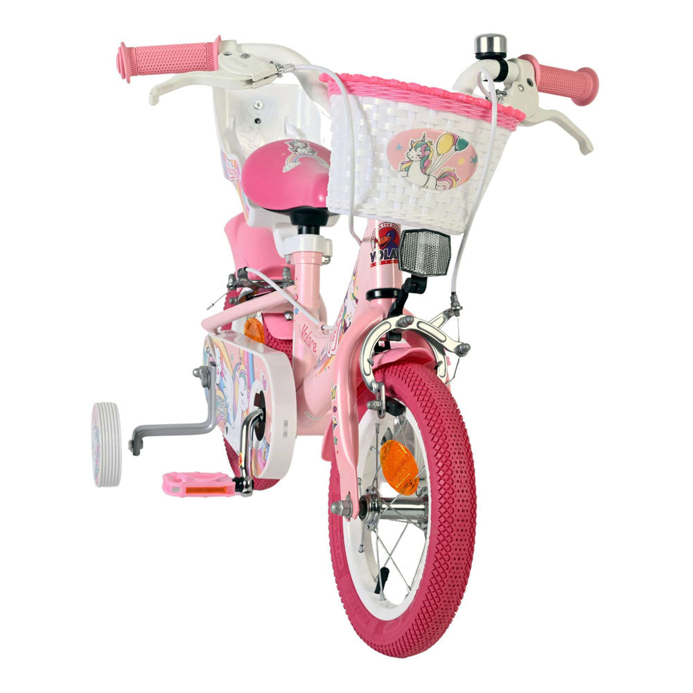 Volare Unicorn 12-Inch Children's Bike - Pink