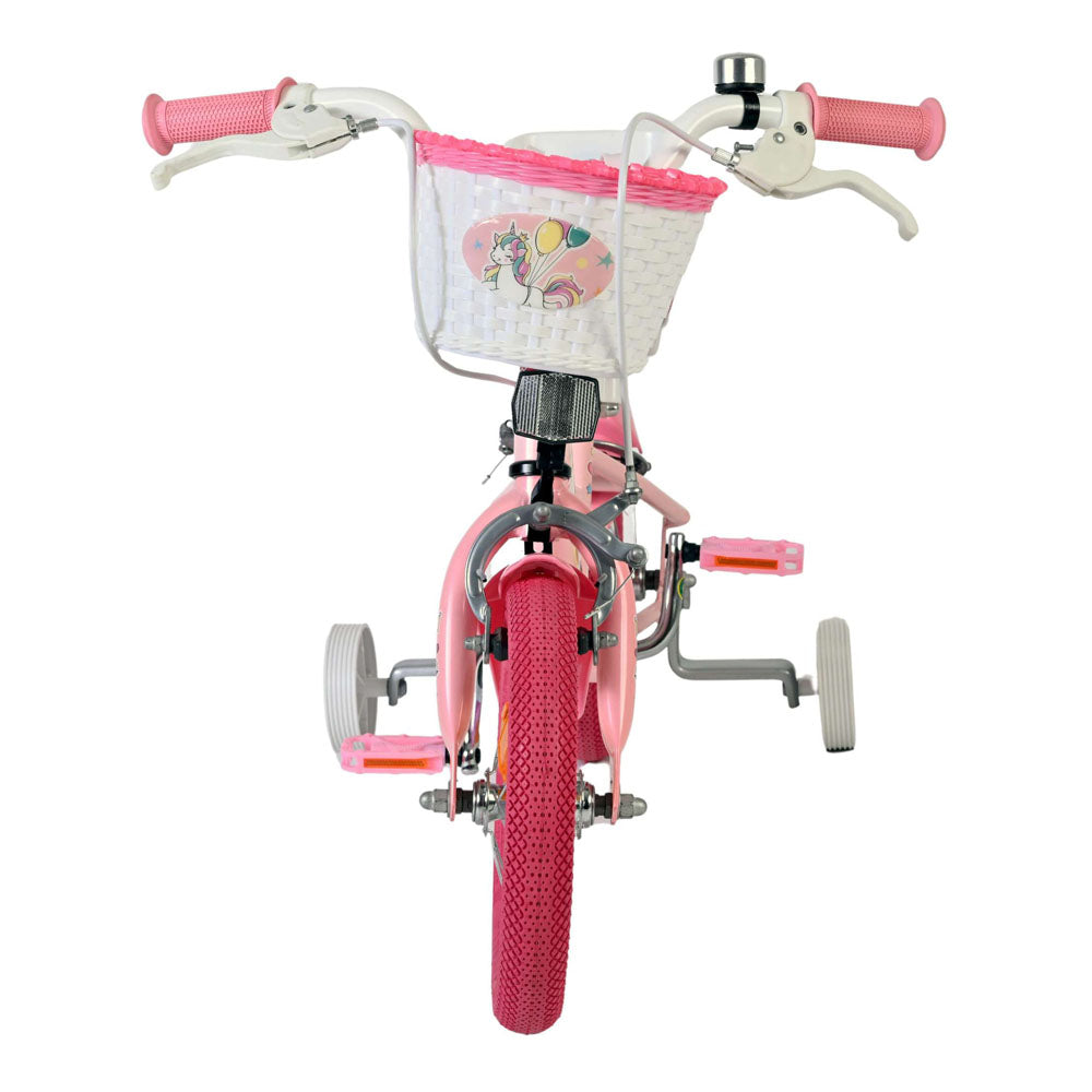 Volare Unicorn 12-Inch Children's Bike - Pink