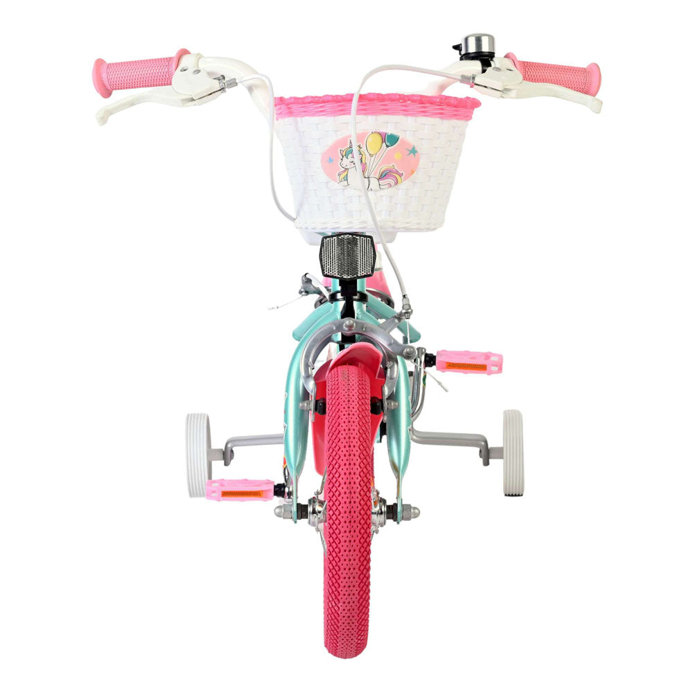 Volare Unicorn 12-Inch Children's Bike - Green