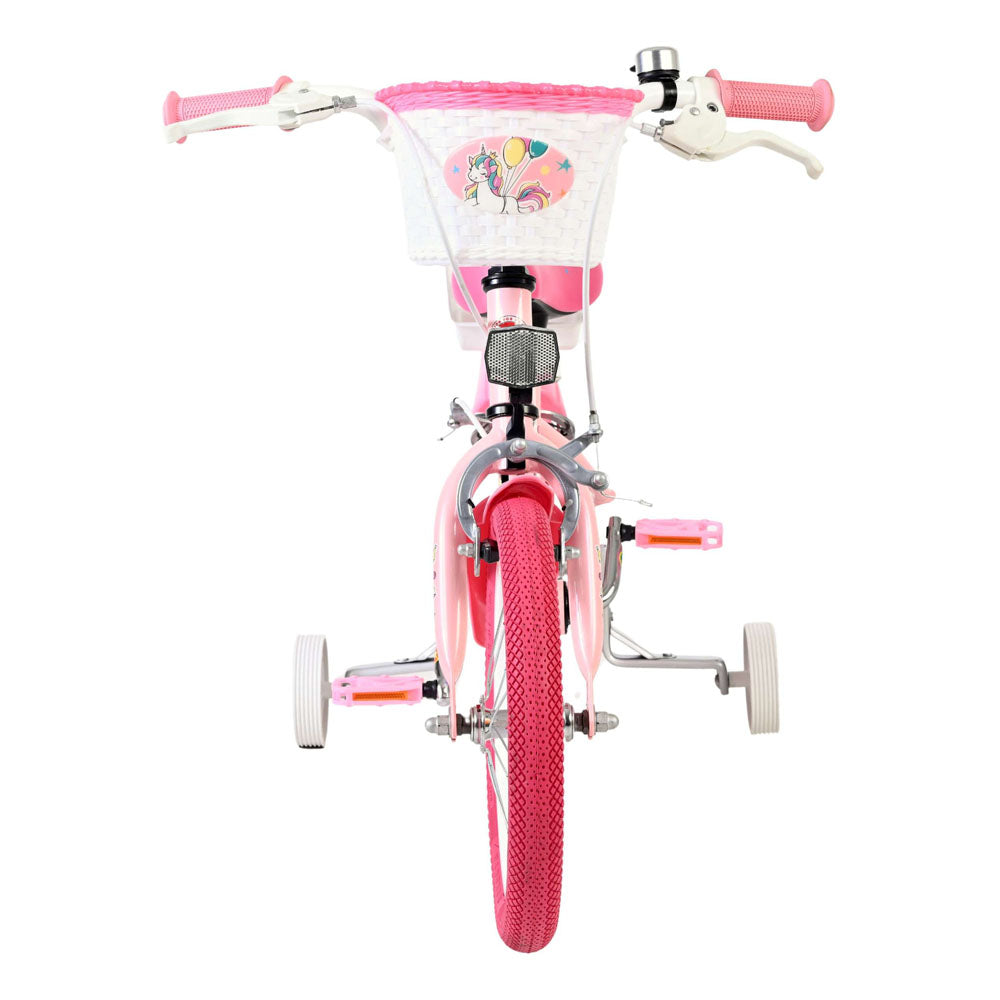 Volare Unicorn 14-Inch Children's Bike - Pink